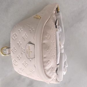 LV MONOGRAM BUM BAG CROSS BODY FANNY PACK CREAM NEW WITH TAGS